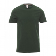 T-shirt uomo verde da personalizzare a manica corta Sunrise