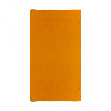Telo mare arancione 100 x 180 cm con fettuccia per appendere da personalizzare Rhine