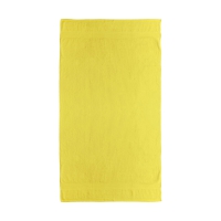 Telo mare giallo brillante 100 x 180 cm con fettuccia per appendere da personalizzare Rhine