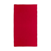 Telo mare rosso 100 x 180 cm con fettuccia per appendere da personalizzare Rhine