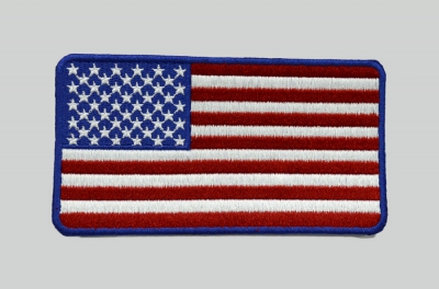 Toppa personalizzata con ricamo bandiera america