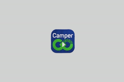 Toppa ricamata Camper Go Infinity