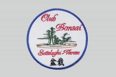 Toppa ricamata Club Bonsai personalizzata