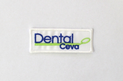 Toppa personalizzata studio dentistico Dental Ceva ricamata