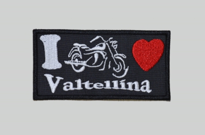 Toppa personalizzata con logo I Love Valtellina