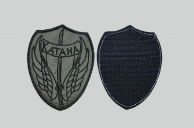 Toppa ricamata con logo Katana