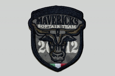 Toppa personalizzata con ricamo Mavericks per Softair