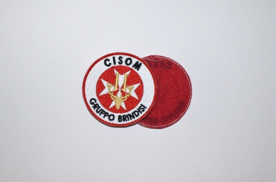 Toppa personalizzata con logo ricamato CISOM Brindisi