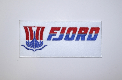 Toppa ricamata con logo personalizzato Fjord