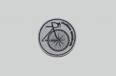 Toppa ricamata personalizzata con logo Il Ciclista