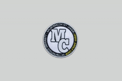 Toppa ricamata personalizzata con logo MC