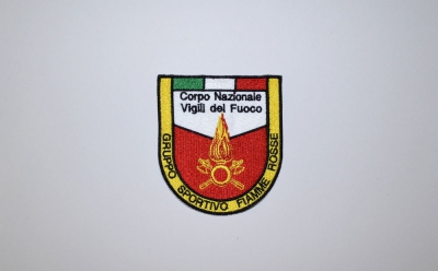 Toppa ricamata con logo Corpo Nazionale Vigili del Fuoco