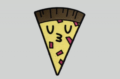 Toppa con ricamo personalizzato logo Pizza