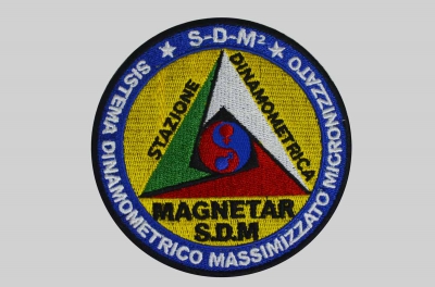 toppa ricamata logo S.D.M. Magnetar