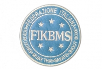 Toppa ricamata arti marziali FIKBMS Toppa ricamata arti marziali FIKBMS