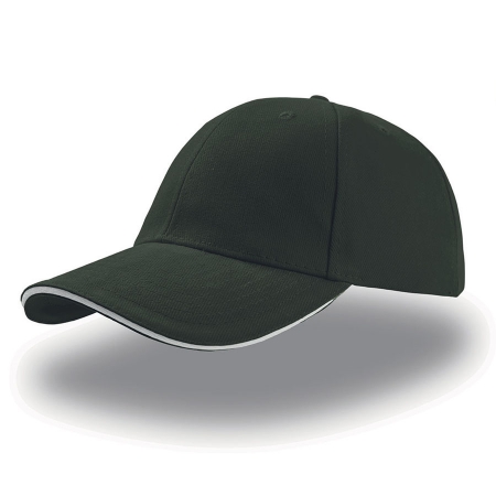 Cappello verde da personalizzare, 100% cotone in twill pesante Liberty Sandwich