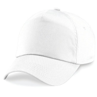 Cappello da bambino bianco da personalizzare, 5 pannelli chiusura con velcro a strappo Original Kids