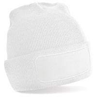 Cappello bianco da personalizzare, rettangolo su fronte adatto per ricamo Berretta