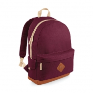 Zaino burgundy con bretelle imbottite da personalizzare Heritage Backpack