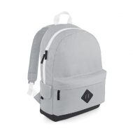 Zaino grigio chiaro con bretelle imbottite da personalizzare Heritage Backpack