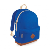 Zaino blu royal con bretelle imbottite da personalizzare Heritage Backpack