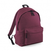 Zaino burgundy con tasca frontale e cerniera da personalizzare Original Fashion Backpack
