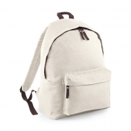 Zaino sabbia/cioccolato con tasca frontale e cerniera da personalizzare Original Fashion Backpack