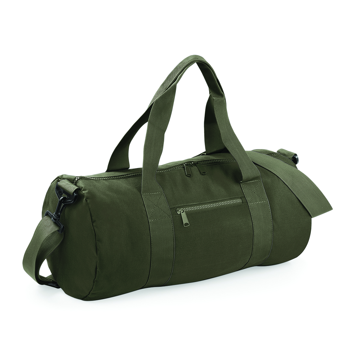 Borsone tubolare verde/grigio militare con tracolla e manici da  personalizzare Original Barrel Bag » Toppe e patch ricamate personalizzate