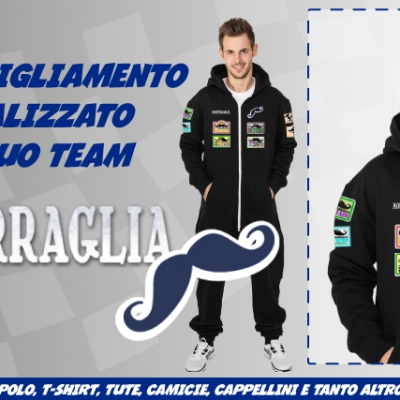 abbigliamento personalizzato team Monferraglia