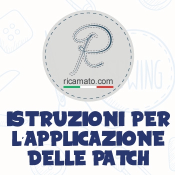 come applicare patch ricamate